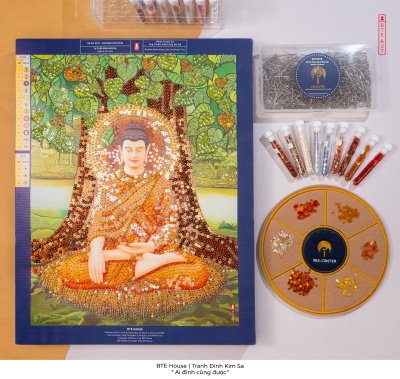 BTE Bộ Tự Đính- Phật Thích Ca bên Cây Bồ Đề- PH004